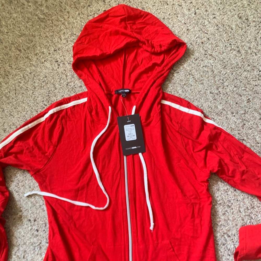 Red jacket